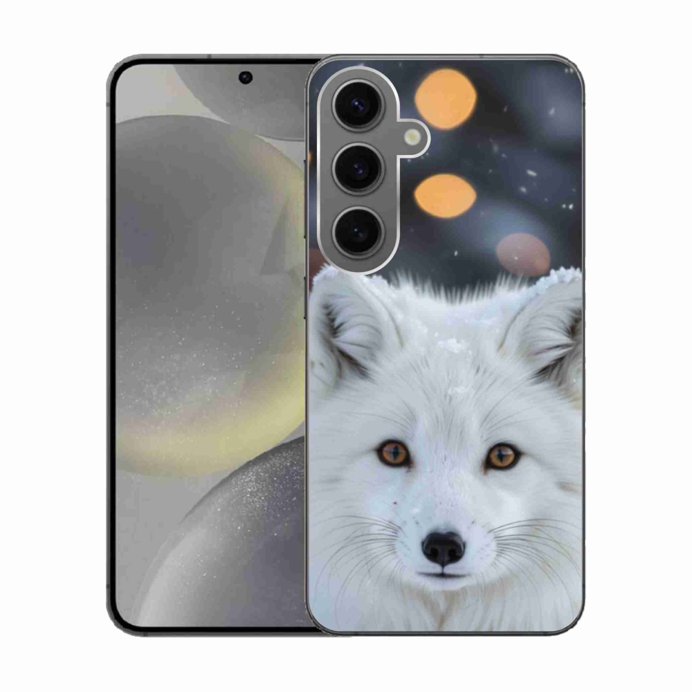 Gelový kryt mmCase na Samsung Galaxy S24 - liška polární