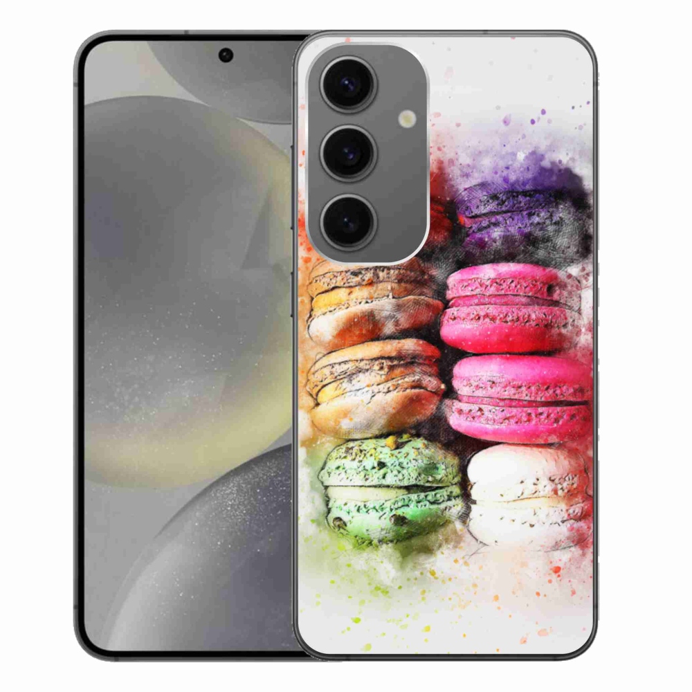 Gelový kryt mmCase na Samsung Galaxy S24+ - makrónky