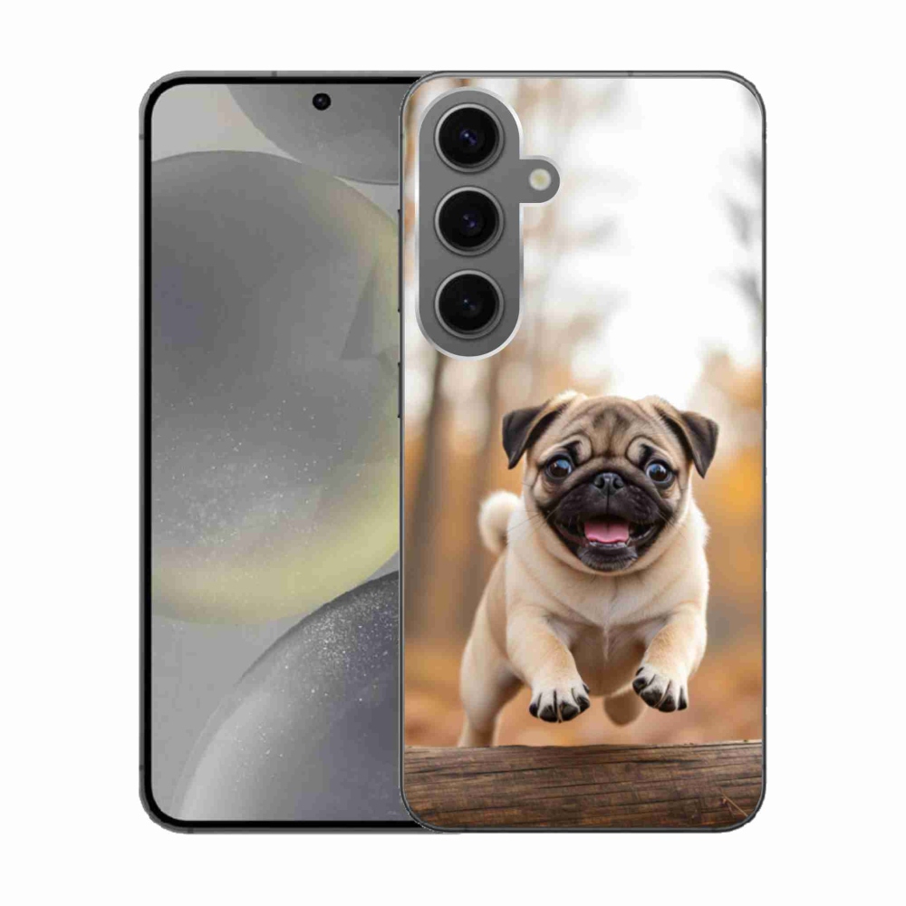Gelový kryt mmCase na Samsung Galaxy S24 - mops 2