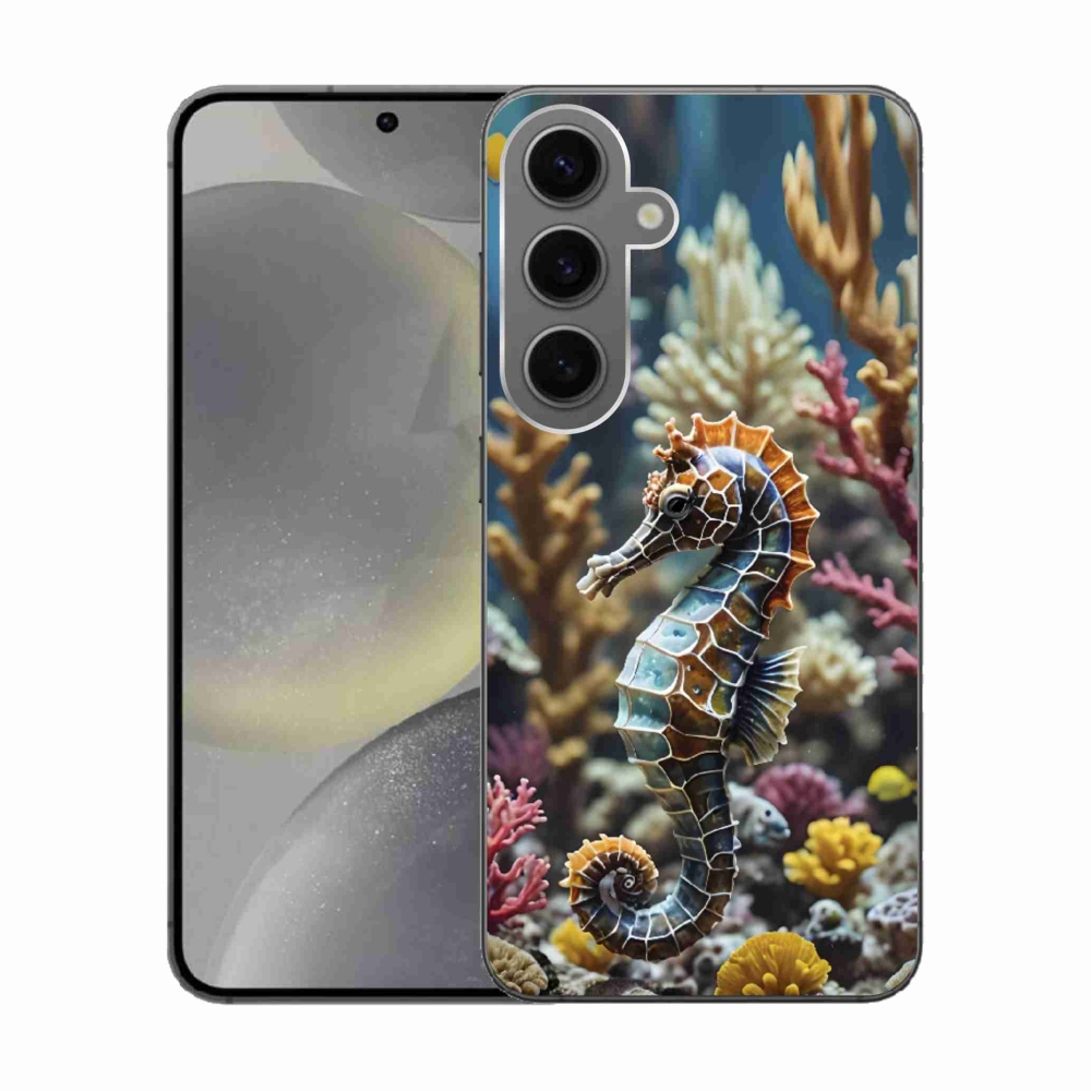 Gelový kryt mmCase na Samsung Galaxy S24 - mořský koník 2