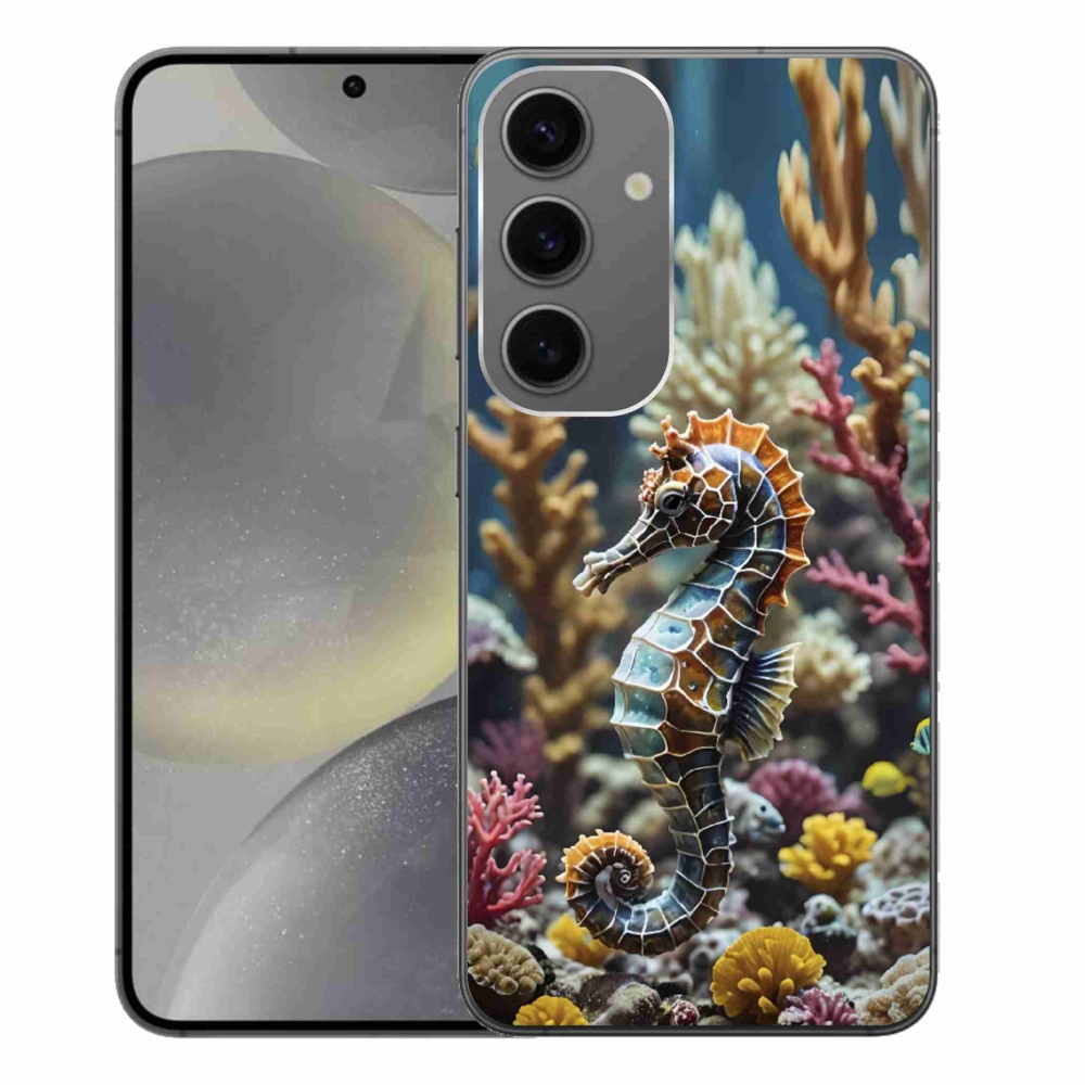 Gelový kryt mmCase na Samsung Galaxy S24+ - mořský koník 2