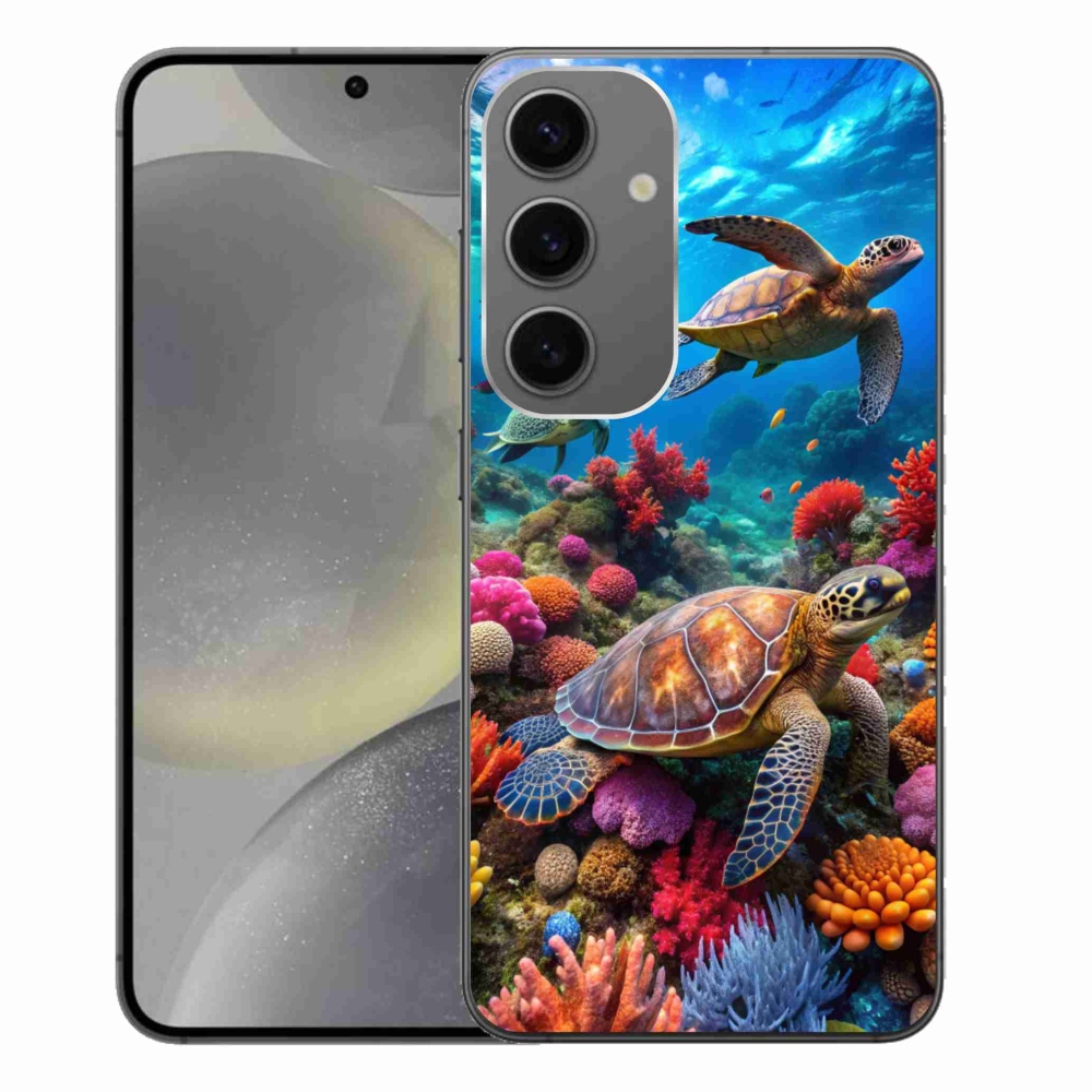 Gelový kryt mmCase na Samsung Galaxy S24+ - mořský svět 2