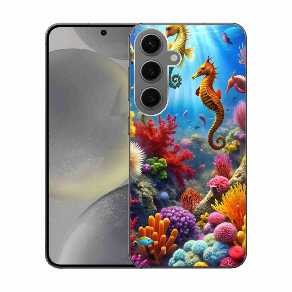 Gelový kryt mmCase na Samsung Galaxy S24 - mořský svět 3