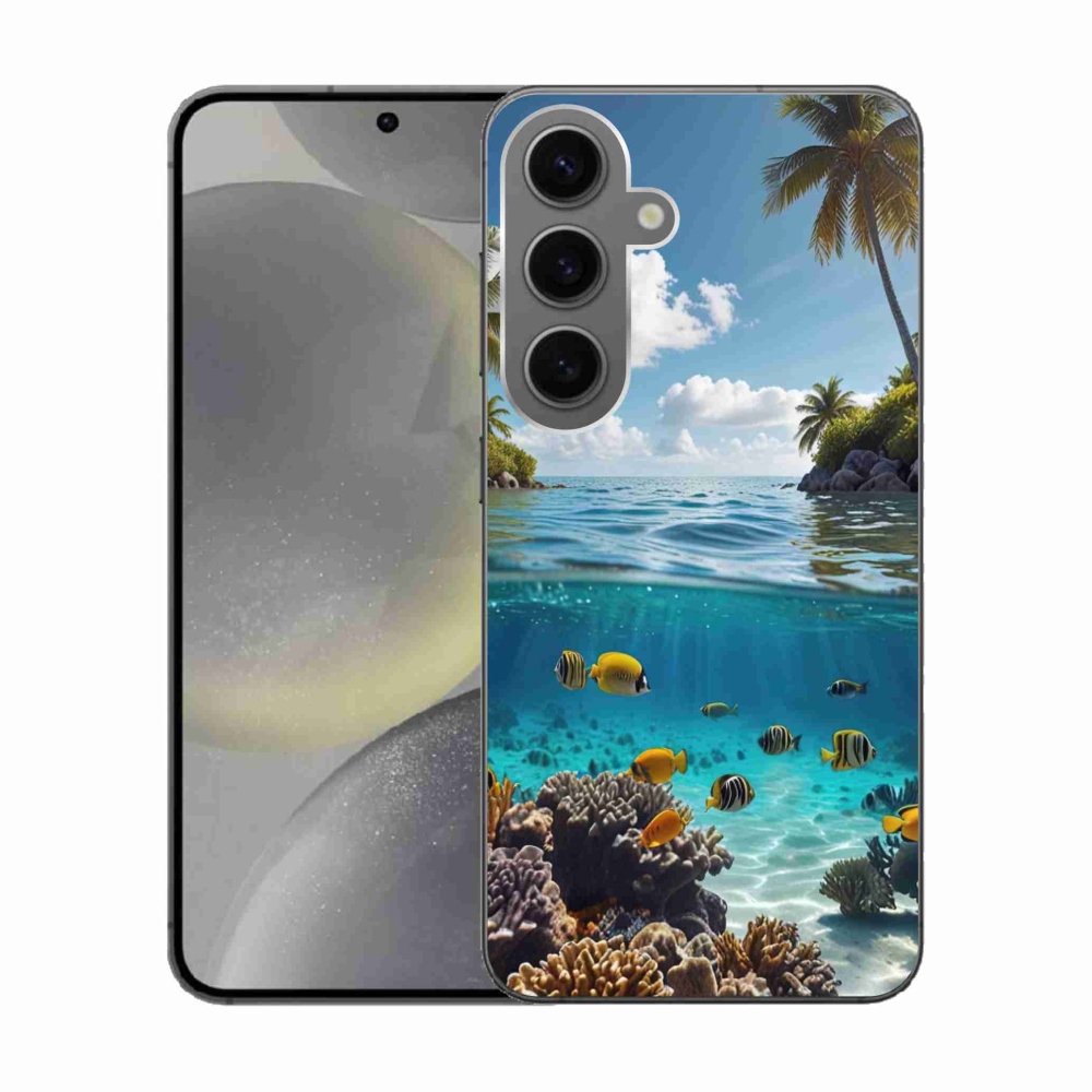 Gelový kryt mmCase na Samsung Galaxy S24 - mořský svět 4