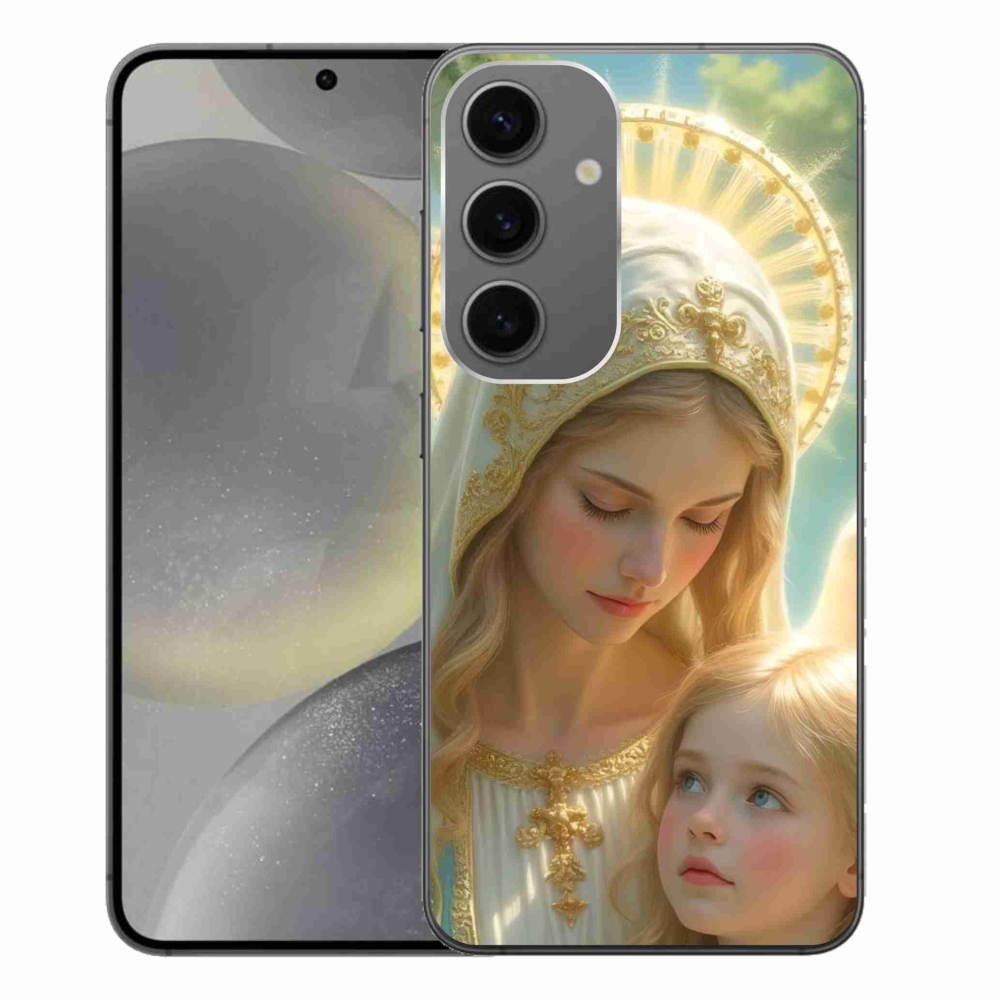 Gelový kryt mmCase na Samsung Galaxy S24+ - náboženský motiv 2