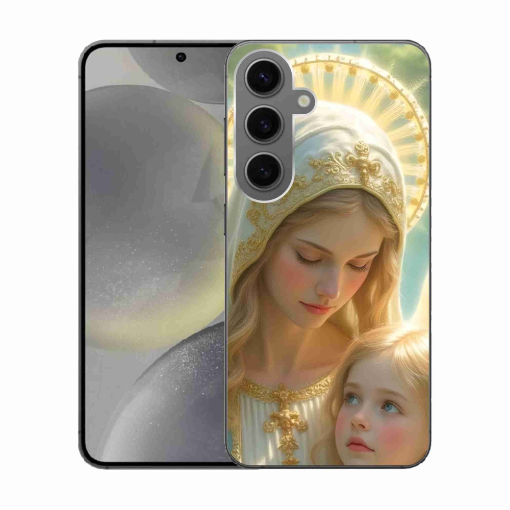 Gelový kryt mmCase na Samsung Galaxy S24 - náboženský motiv 2