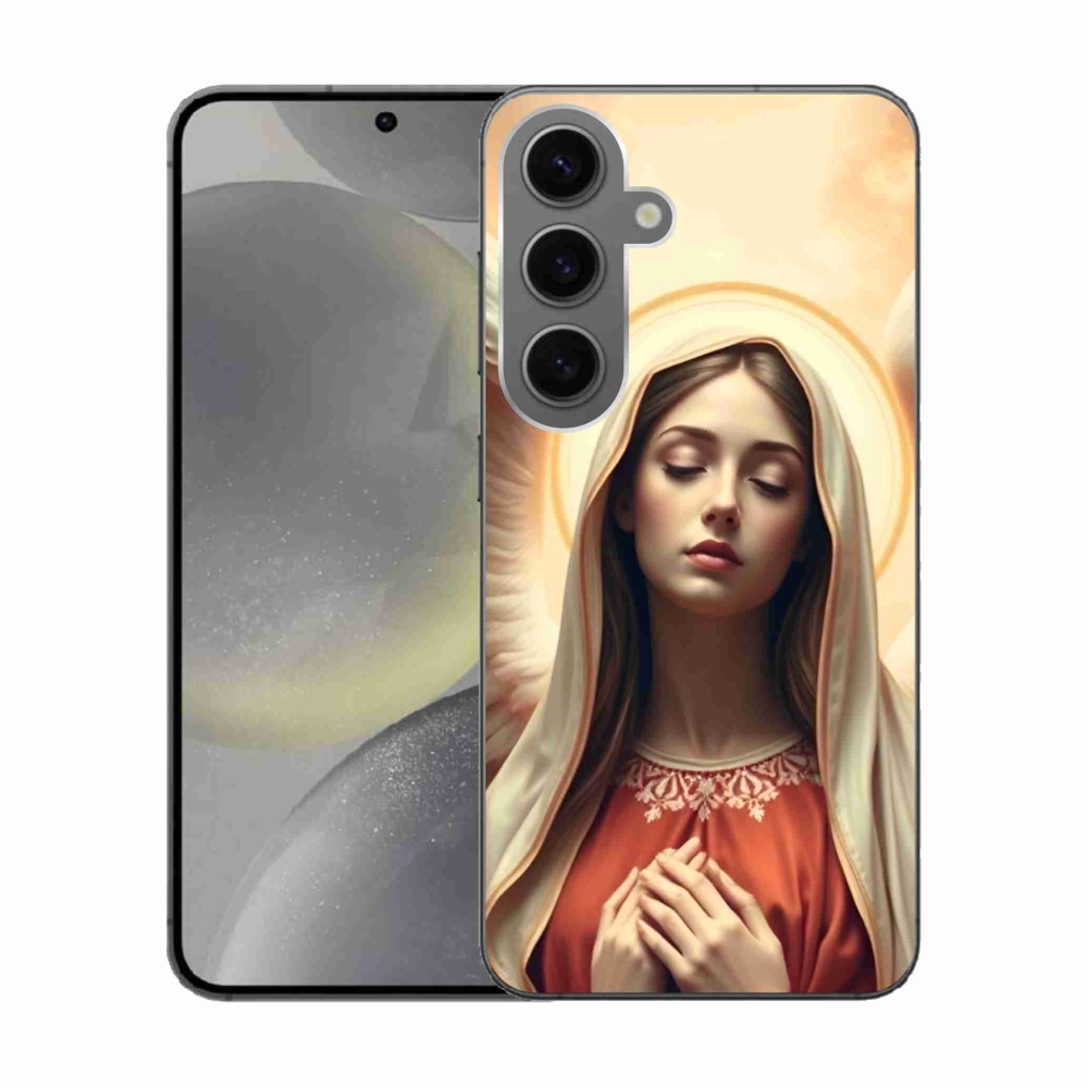 Gelový kryt mmCase na Samsung Galaxy S24 - náboženský motiv