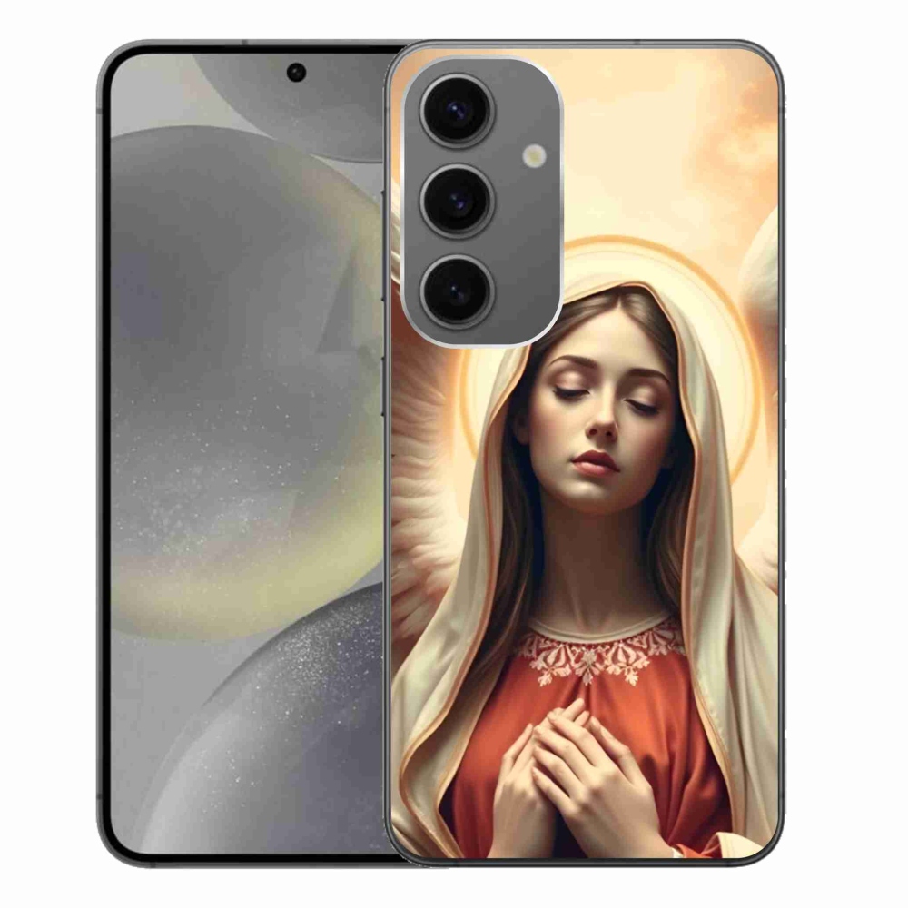 Gelový kryt mmCase na Samsung Galaxy S24+ - náboženský motiv