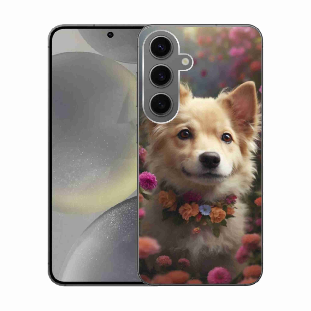 Gelový kryt mmCase na Samsung Galaxy S24 - německý špic