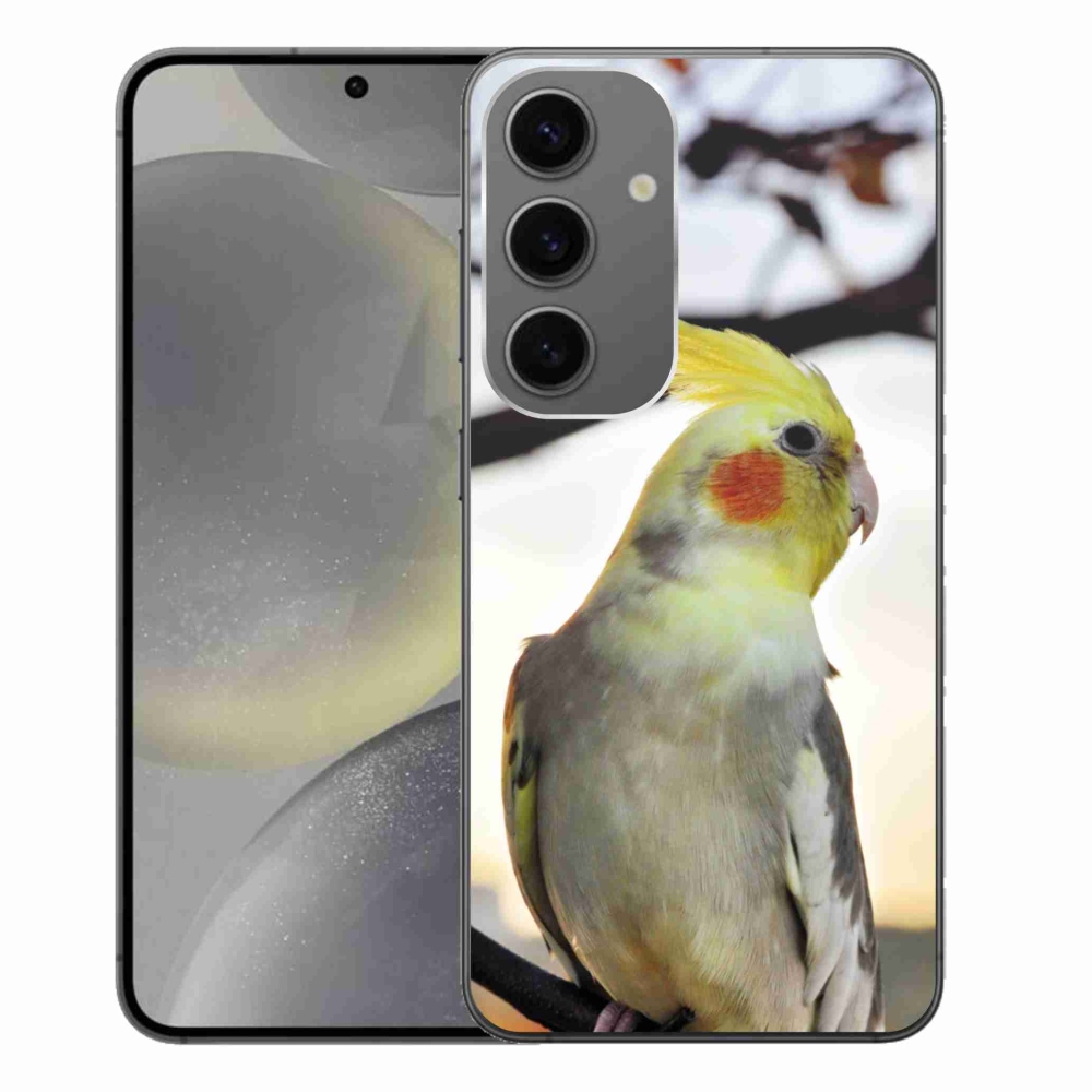 Gelový kryt mmCase na Samsung Galaxy S24+ - papoušek korela