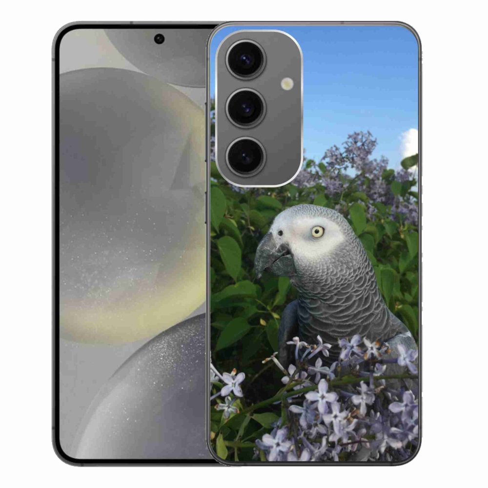 Gelový kryt mmCase na Samsung Galaxy S24+ - papoušek žako