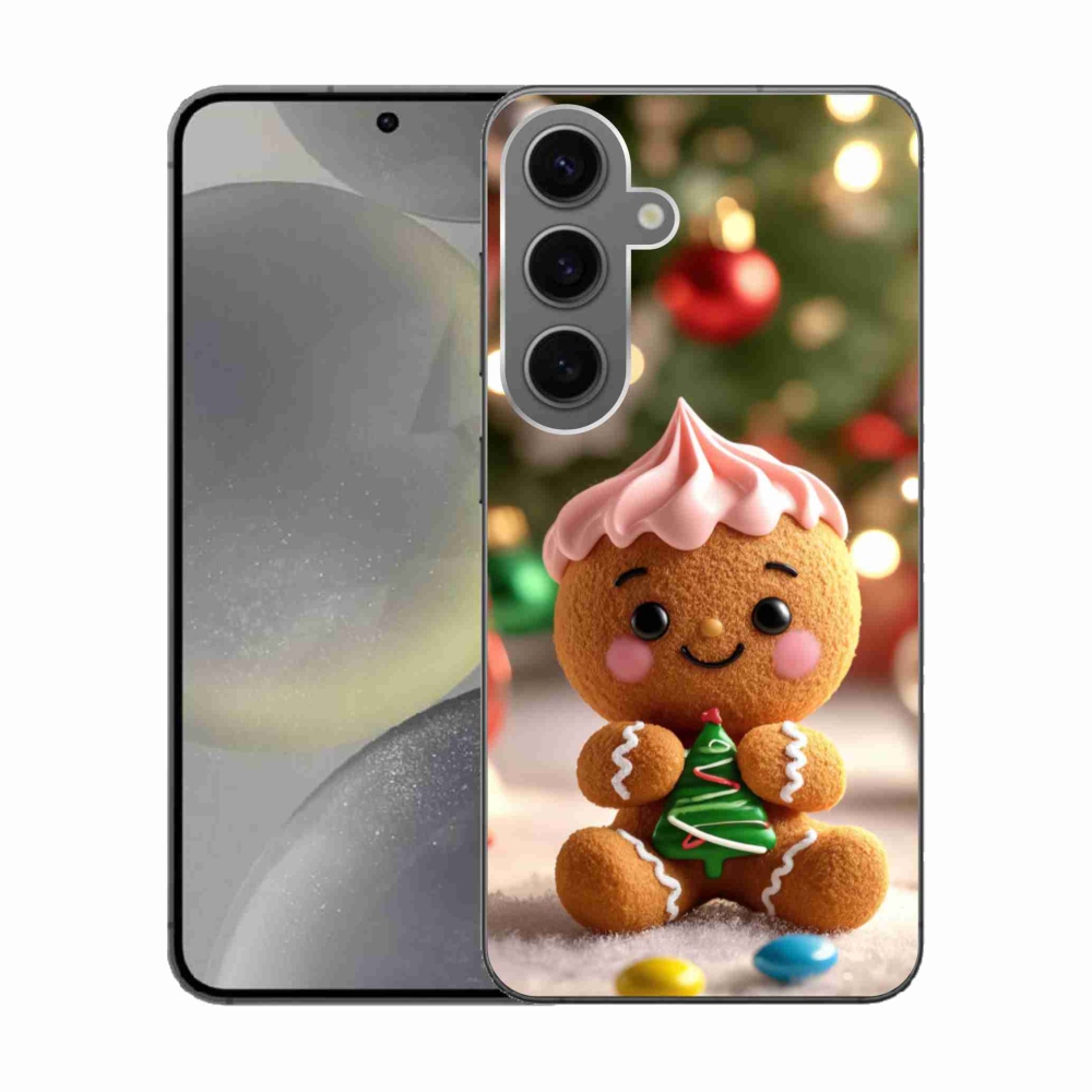 Gelový kryt mmCase na Samsung Galaxy S24 - perníček