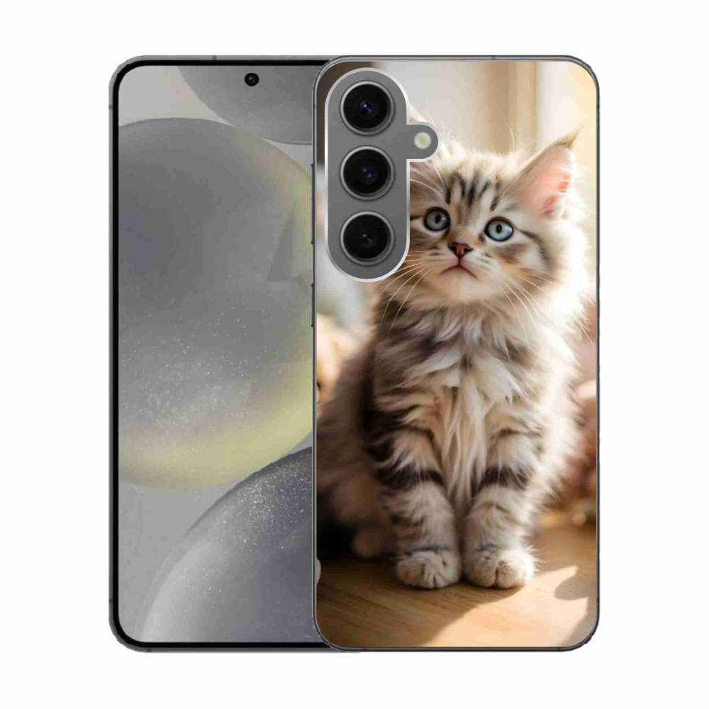 Gelový kryt mmCase na Samsung Galaxy S24 - roztomilé kotě 10