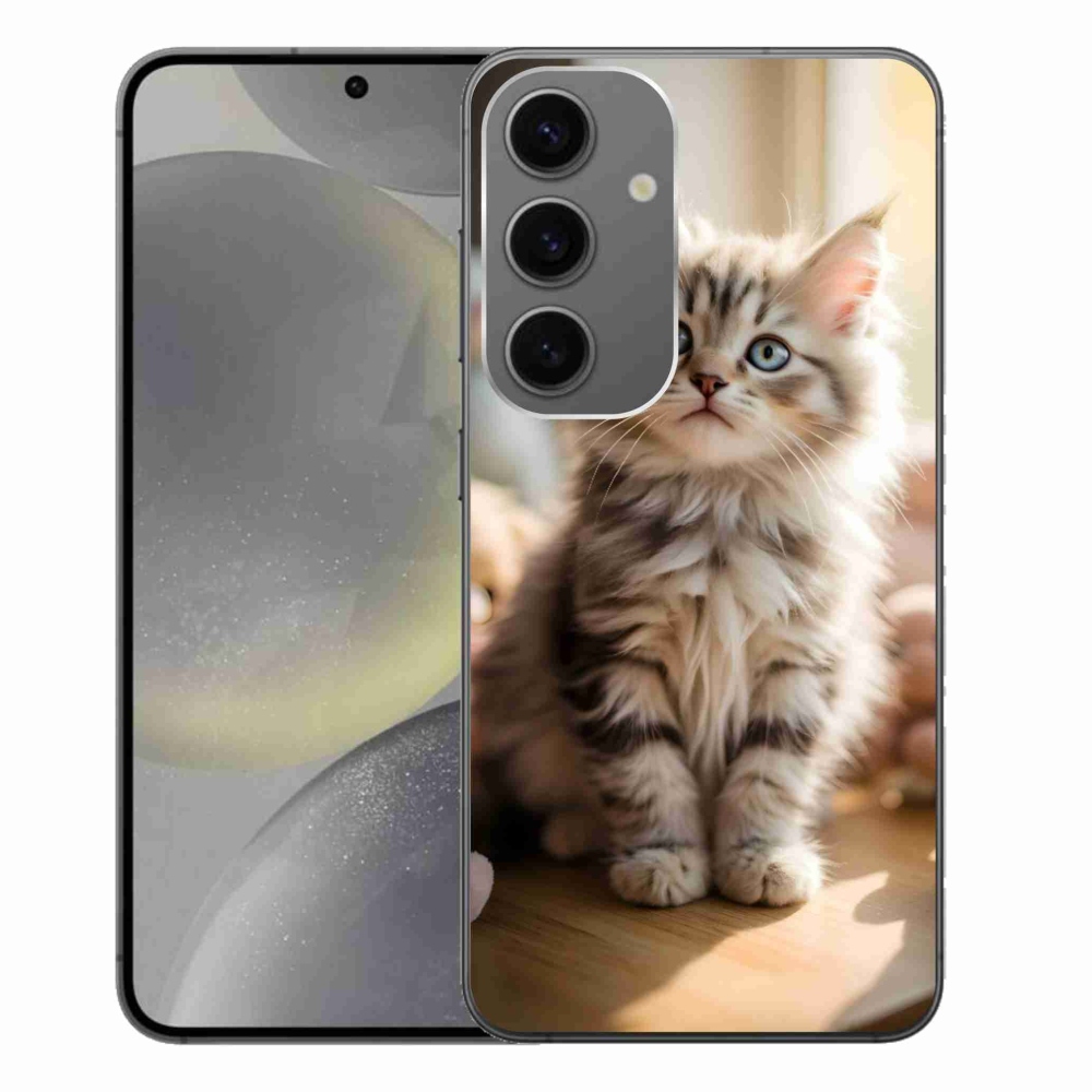 Gelový kryt mmCase na Samsung Galaxy S24+ - roztomilé kotě 10