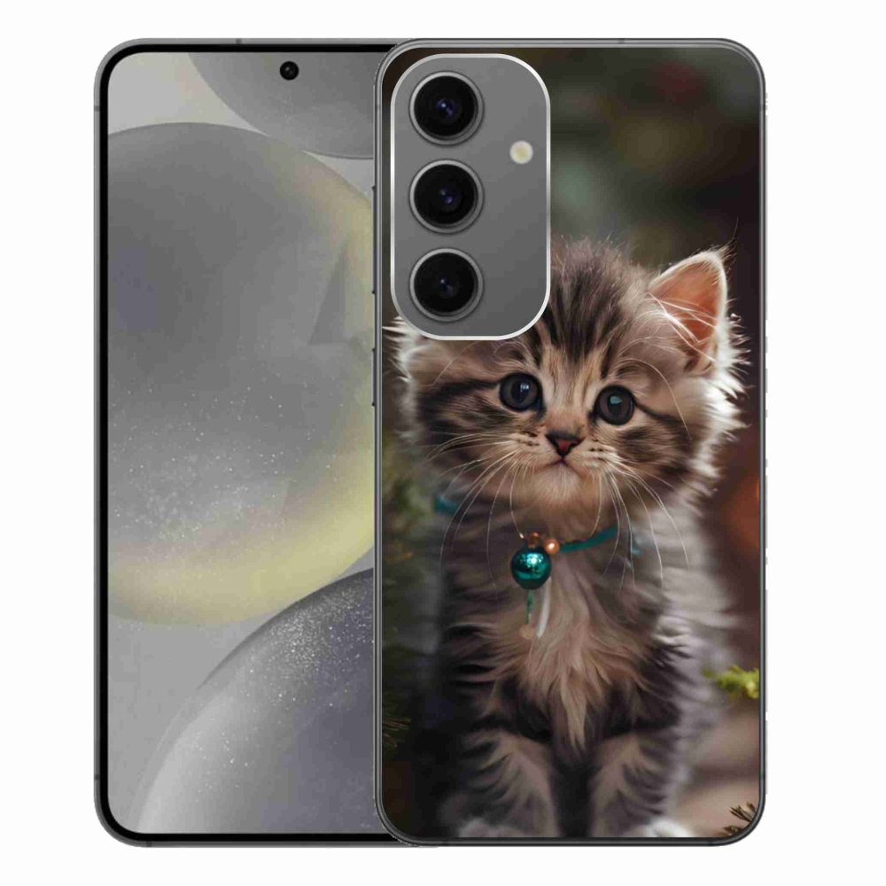 Gelový kryt mmCase na Samsung Galaxy S24+ - roztomilé kotě 11
