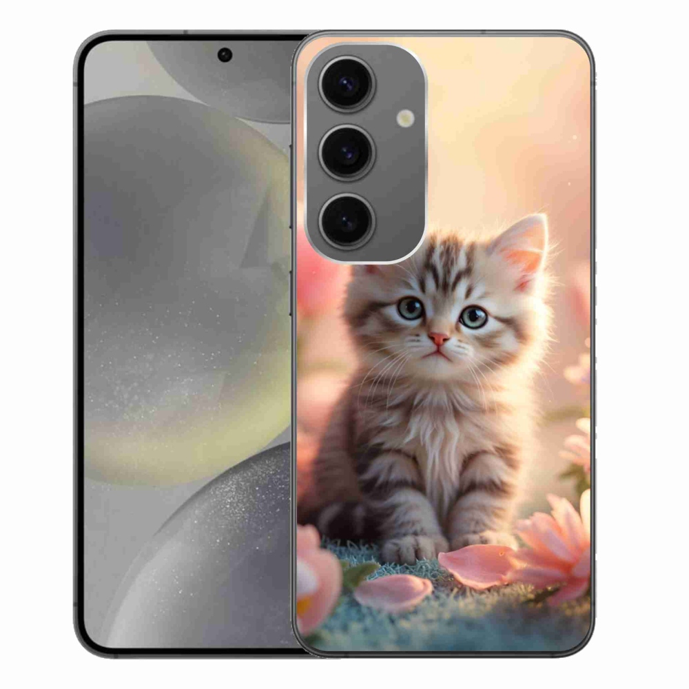 Gelový kryt mmCase na Samsung Galaxy S24+ - roztomilé kotě 8