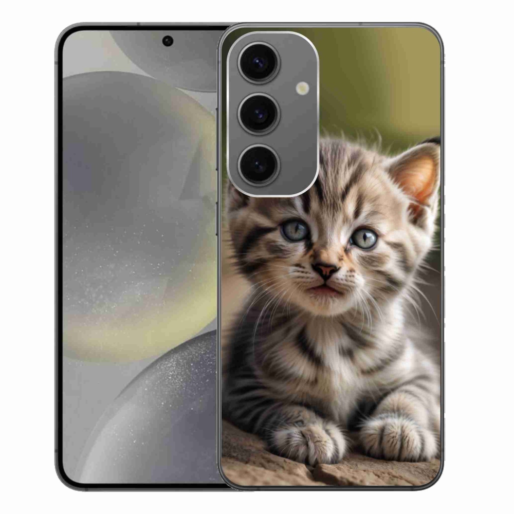 Gelový kryt mmCase na Samsung Galaxy S24+ - roztomilé kotě 9