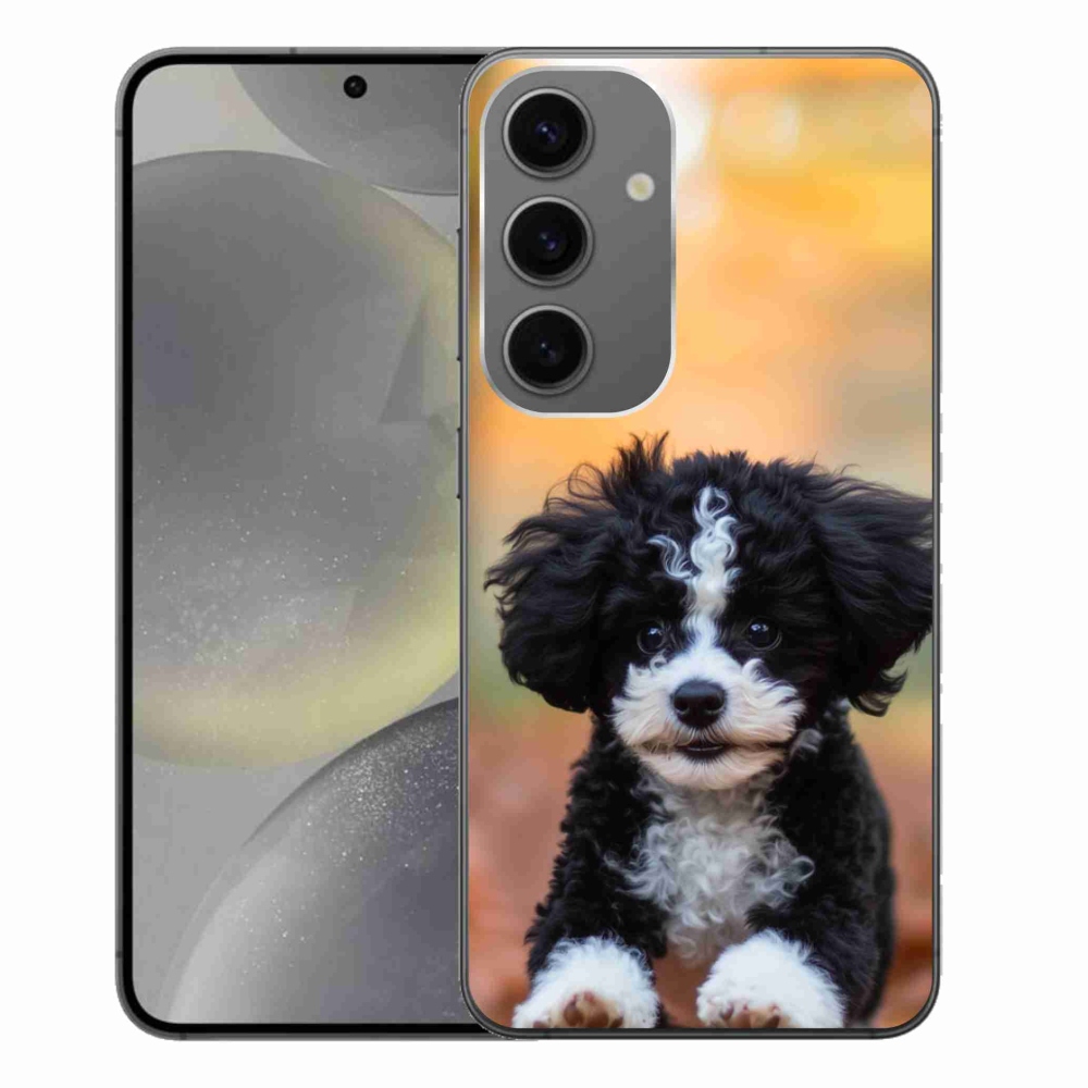 Gelový kryt mmCase na Samsung Galaxy S24+ - roztomilé štěně 2