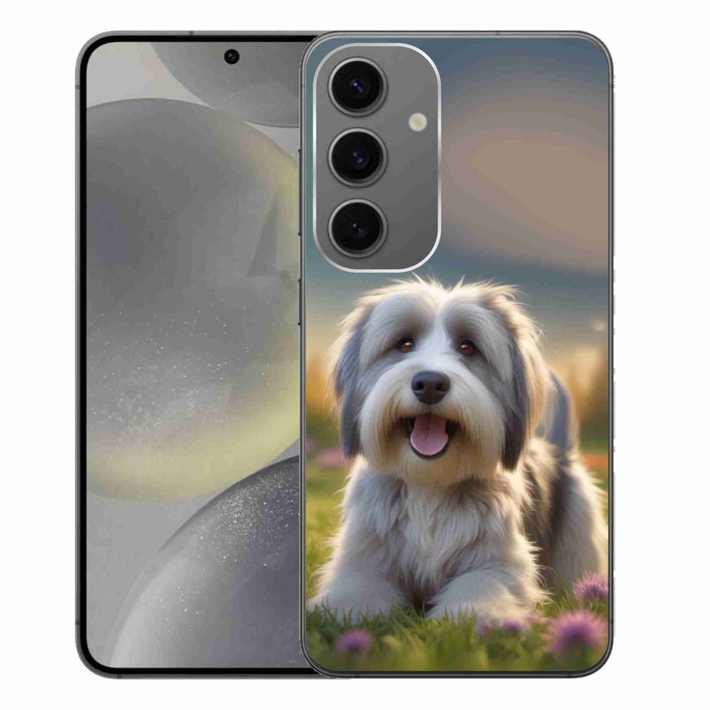 Gelový kryt mmCase na Samsung Galaxy S24+ - roztomilý havanský psík