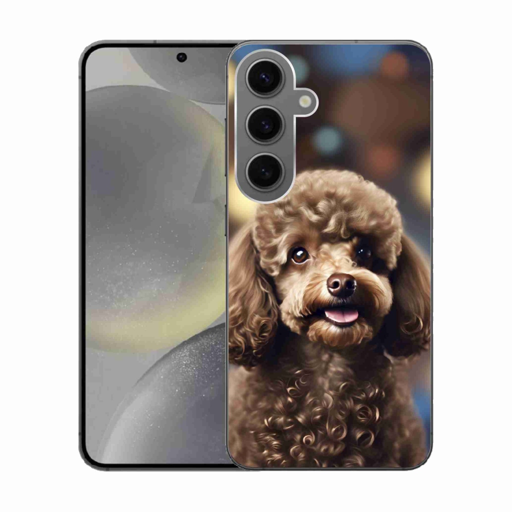 Gelový kryt mmCase na Samsung Galaxy S24 - roztomilý pudl