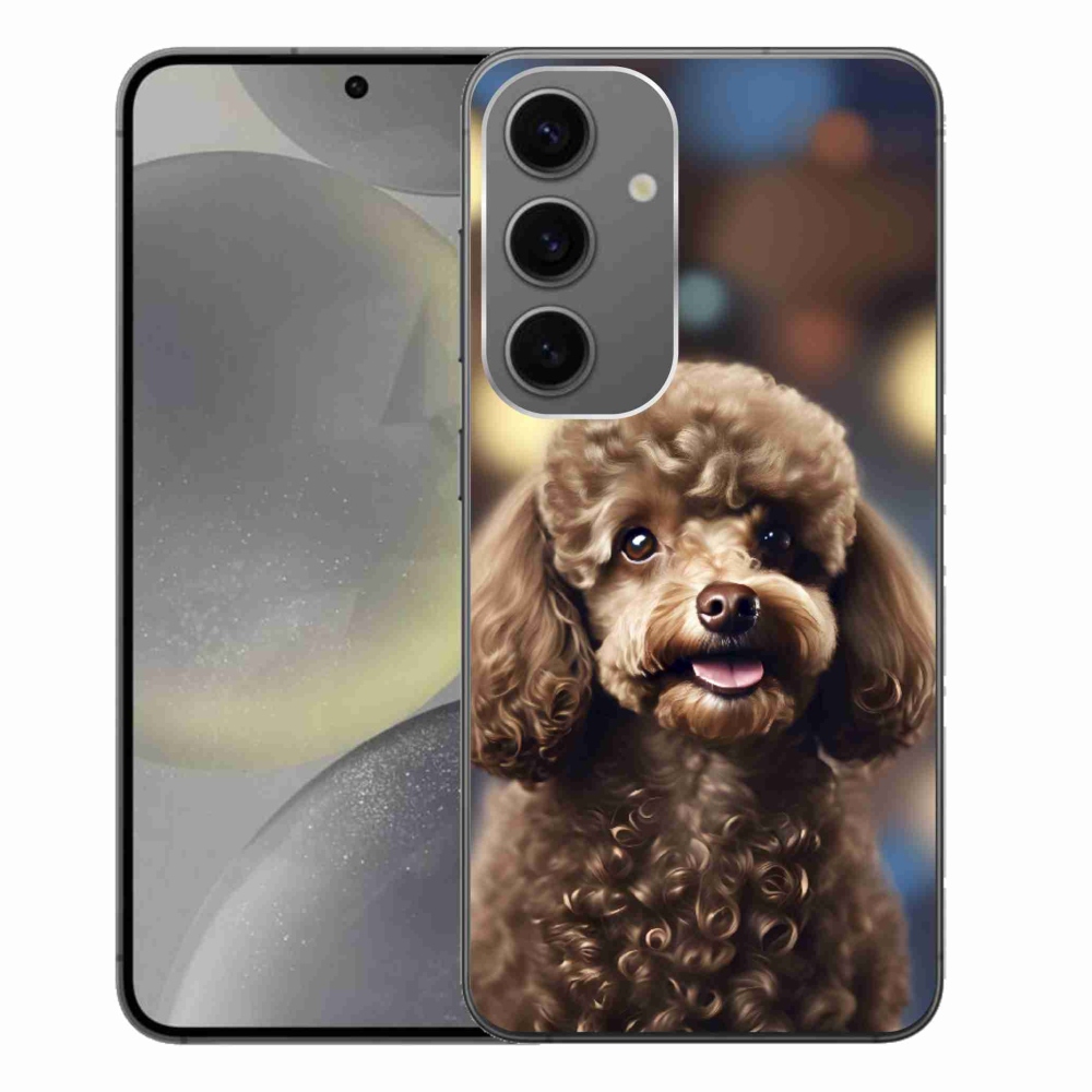 Gelový kryt mmCase na Samsung Galaxy S24+ - roztomilý pudl