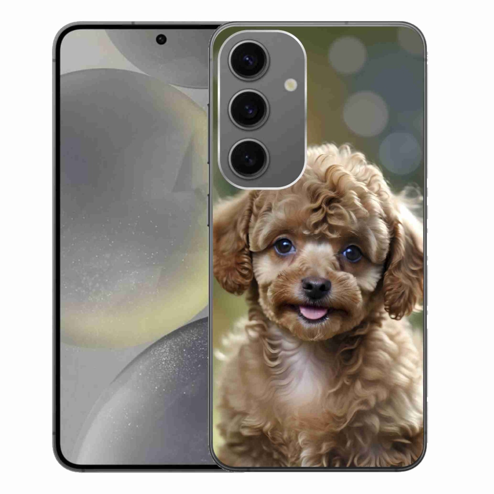 Gelový kryt mmCase na Samsung Galaxy S24+ - roztomilý pudl