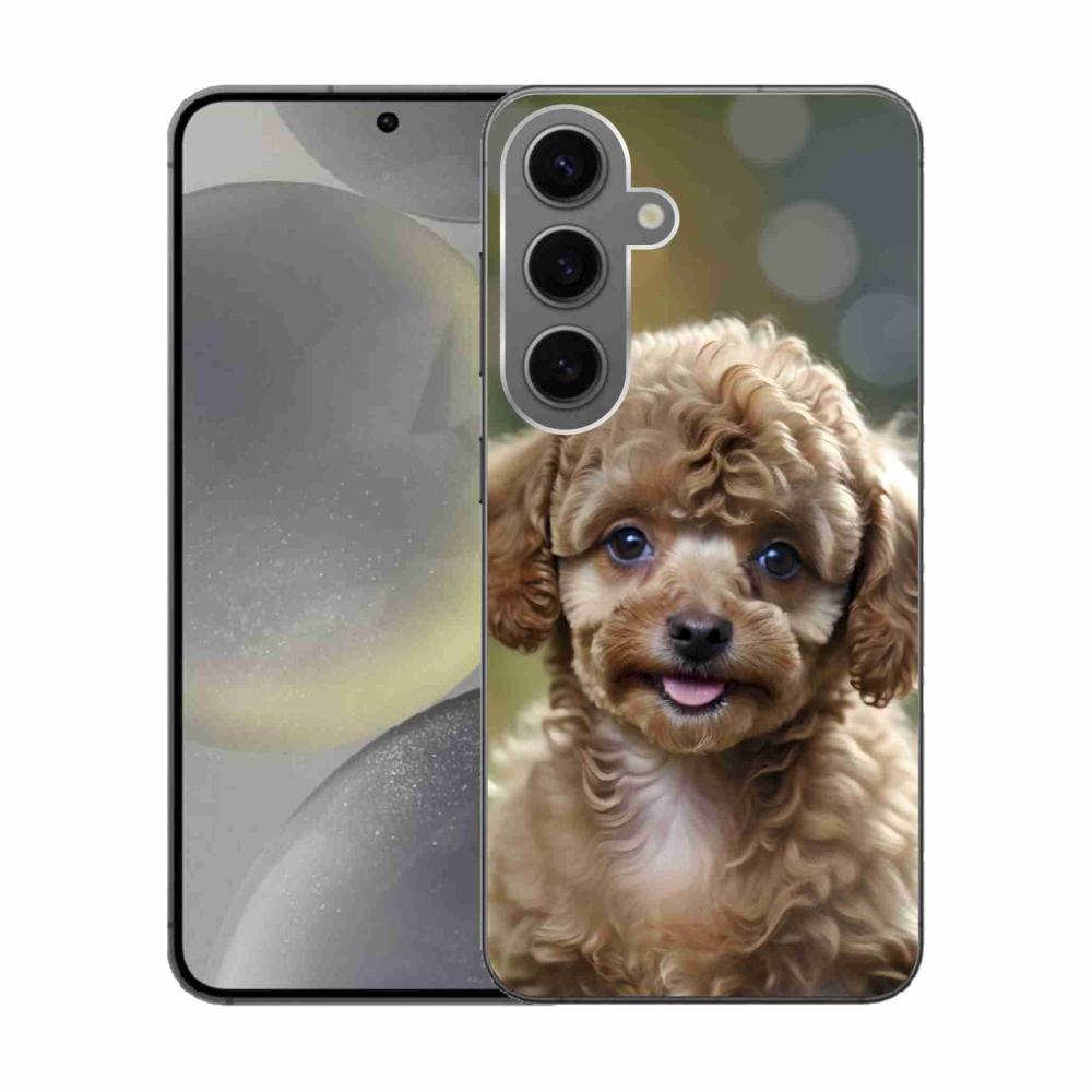 Gelový kryt mmCase na Samsung Galaxy S24 - roztomilý pudl