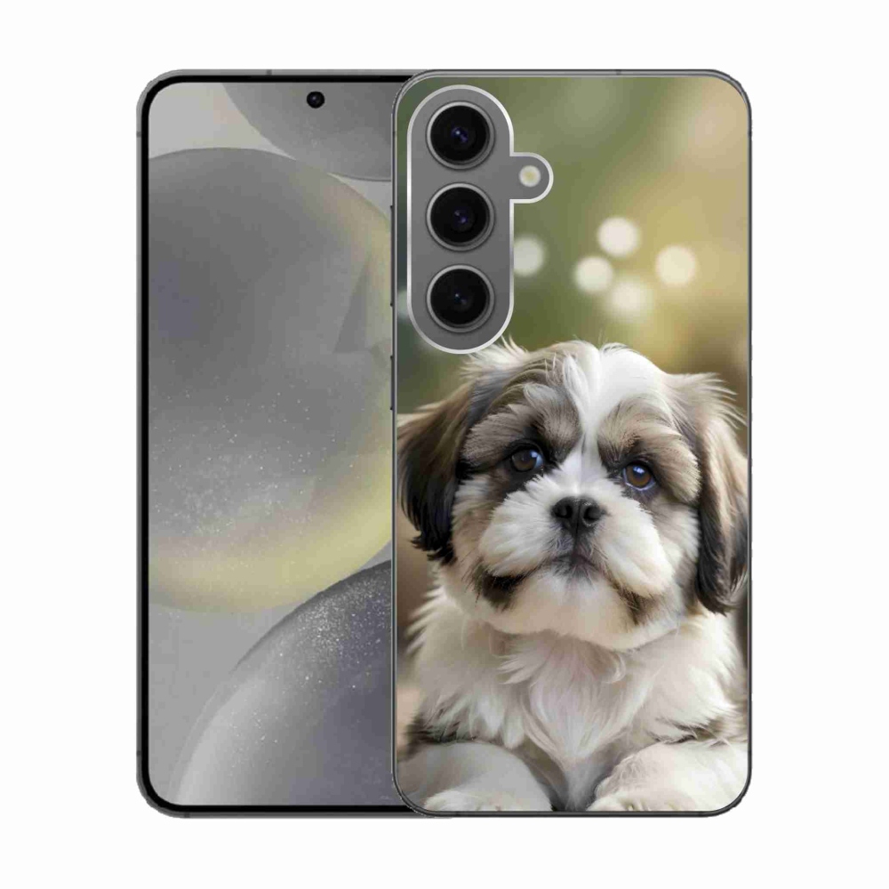 Gelový kryt mmCase na Samsung Galaxy S24 - roztomilý shih-tzu