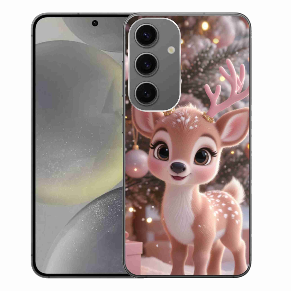 Gelový kryt mmCase na Samsung Galaxy S24+ - roztomilý sob