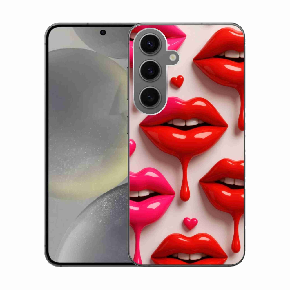 Gelový kryt mmCase na Samsung Galaxy S24 - rty 2