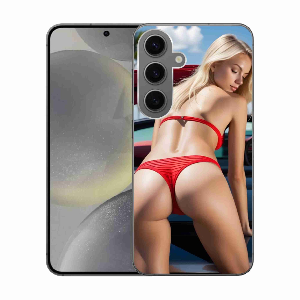 Gelový kryt mmCase na Samsung Galaxy S24 - sexy žena 2