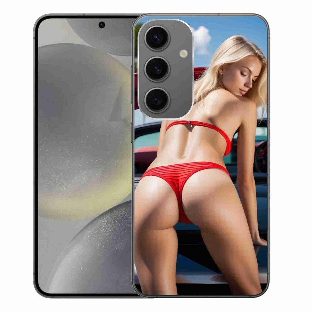 Gelový kryt mmCase na Samsung Galaxy S24+ - sexy žena 2