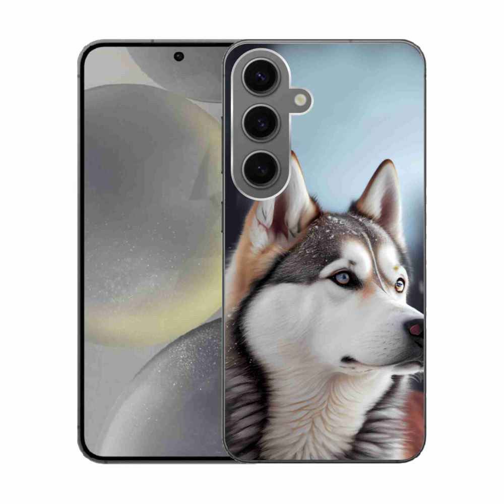 Gelový kryt mmCase na Samsung Galaxy S24 - sibiřský husky