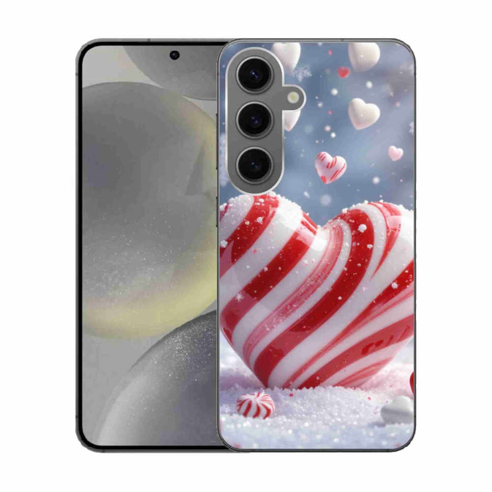Gelový kryt mmCase na Samsung Galaxy S24 - sladké srdce