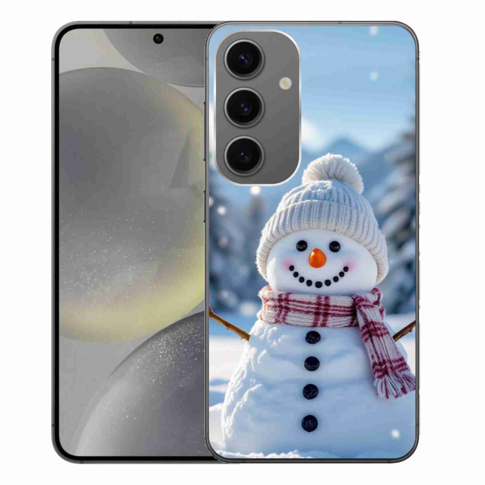 Gelový kryt mmCase na Samsung Galaxy S24+ - sněhulák 3