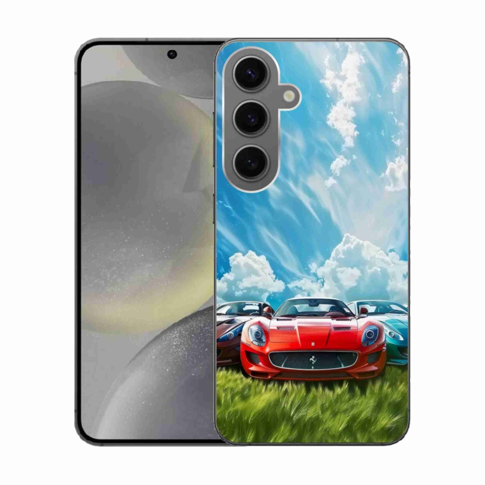 Gelový kryt mmCase na Samsung Galaxy S24 - sportovní vozy