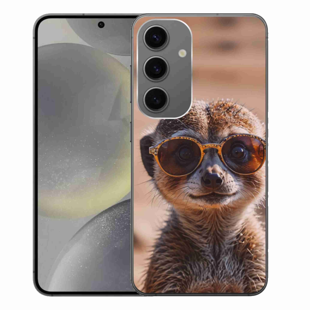 Gelový kryt mmCase na Samsung Galaxy S24+ - stylová surikata