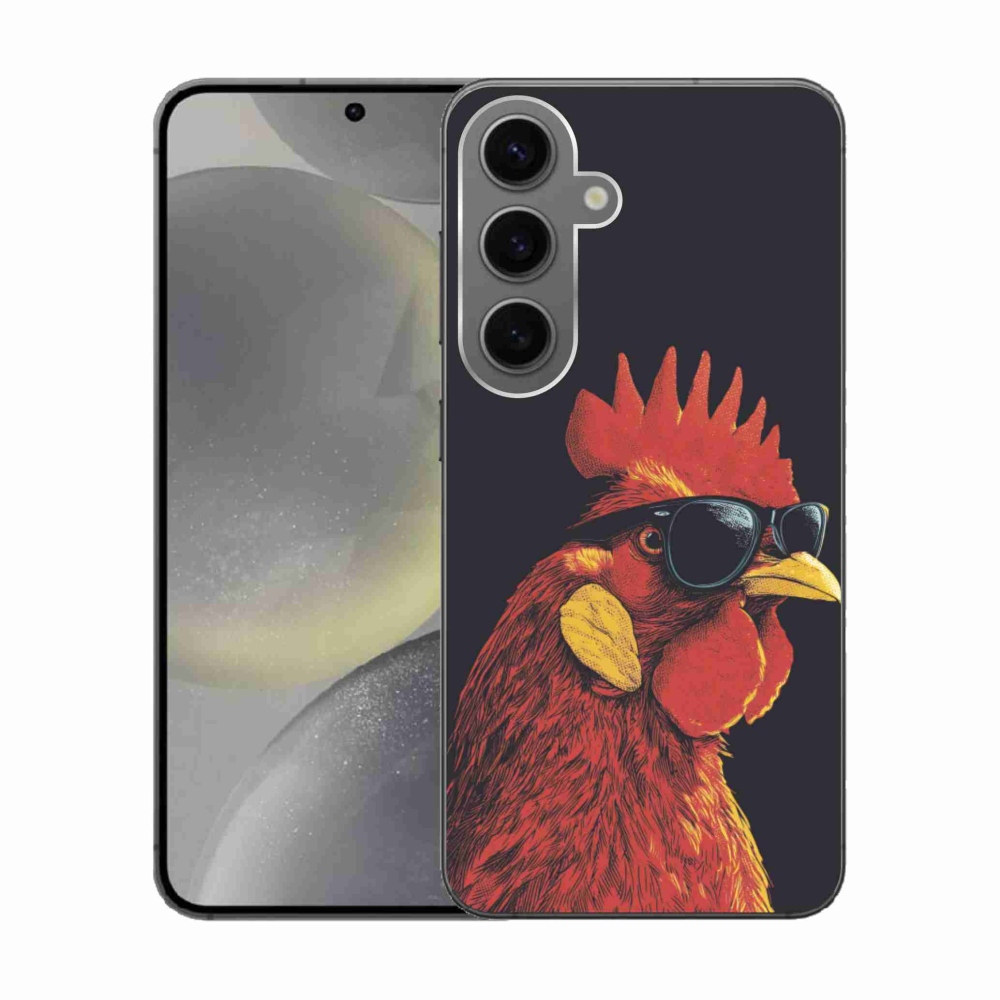 Gelový kryt mmCase na Samsung Galaxy S24 - stylový kohout