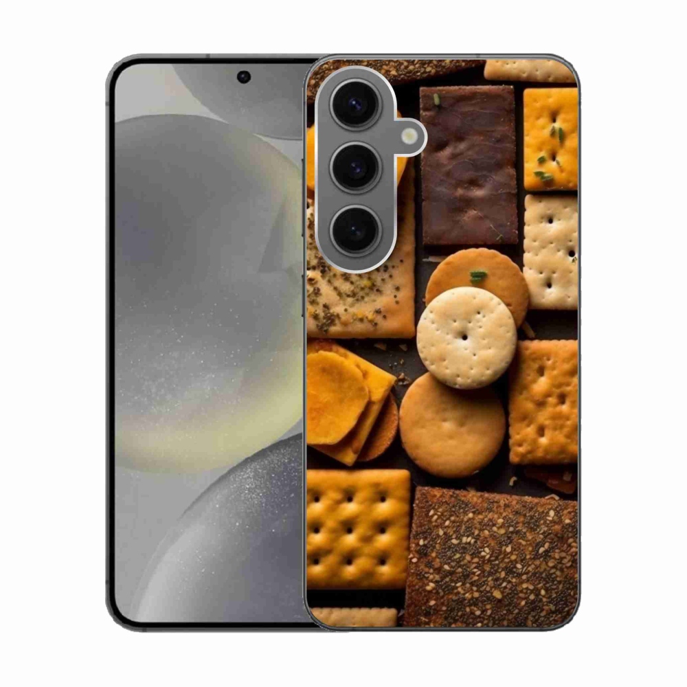 Gelový kryt mmCase na Samsung Galaxy S24 - sušenky