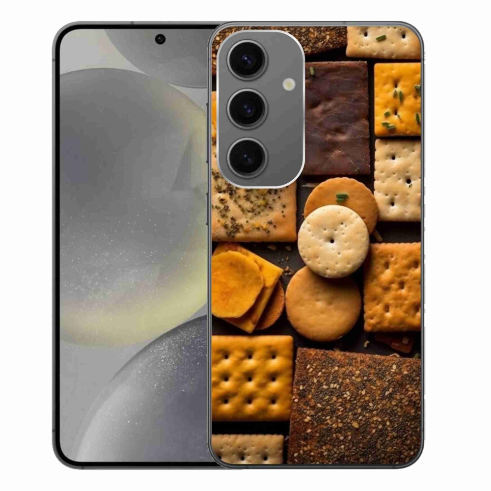 Gelový kryt mmCase na Samsung Galaxy S24+ - sušenky