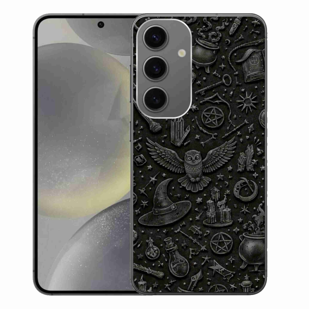 Gelový kryt mmCase na Samsung Galaxy S24+ - tmavý magický svět