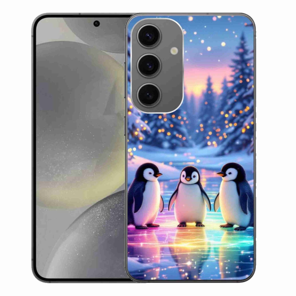 Gelový kryt mmCase na Samsung Galaxy S24+ - tučnáci