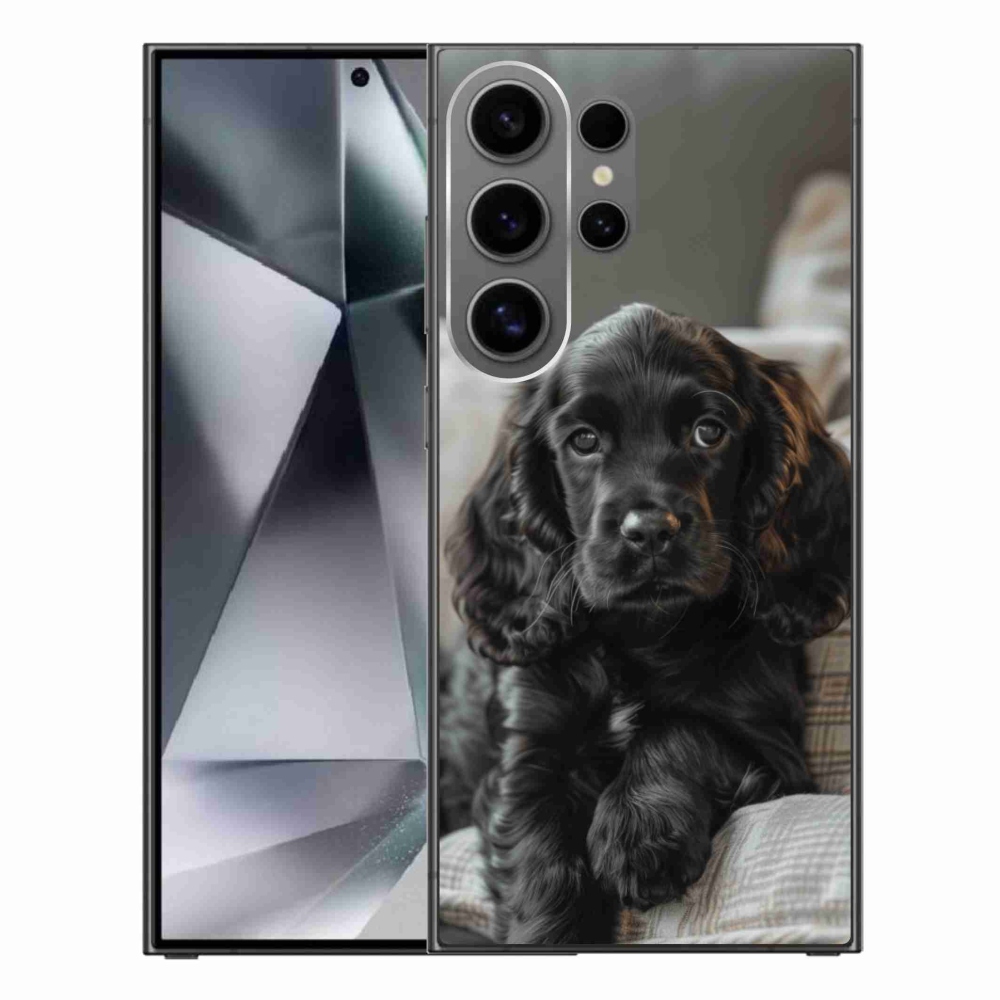 Gelový kryt mmCase na Samsung Galaxy S24 Ultra - anglický kokršpaněl