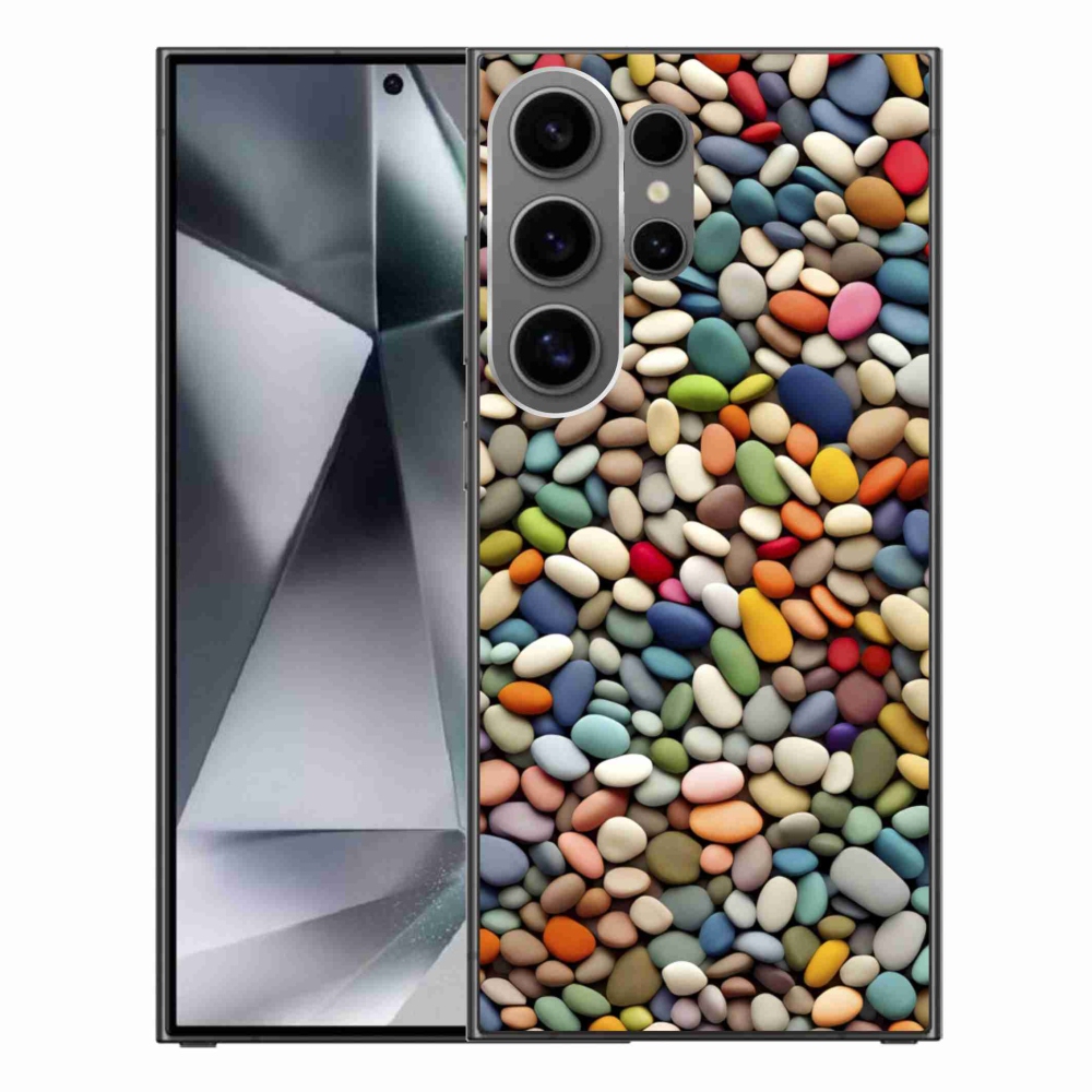 Gelový kryt mmCase na Samsung Galaxy S24 Ultra - barevné kamínky 2