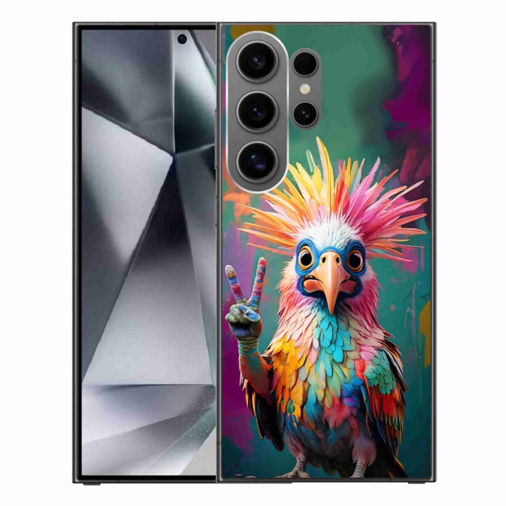 Gelový kryt mmCase na Samsung Galaxy S24 Ultra - barevný rebel