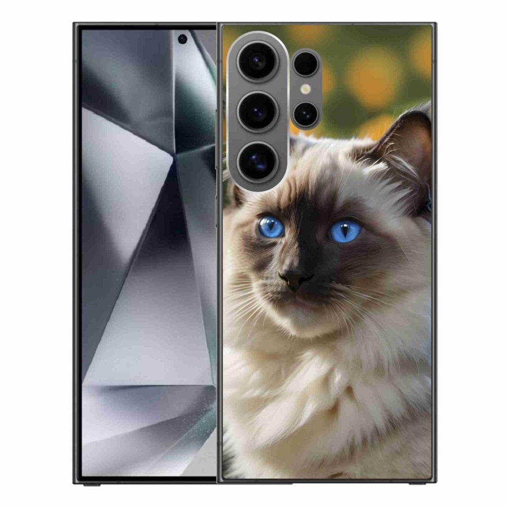 Gelový kryt mmCase na Samsung Galaxy S24 Ultra - bílý ragdoll