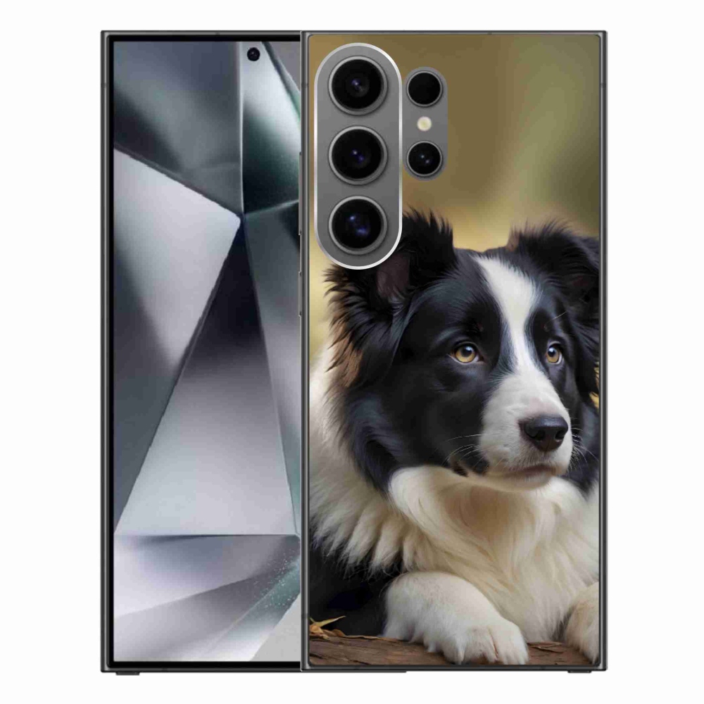 Gelový kryt mmCase na Samsung Galaxy S24 Ultra - border kolie 2