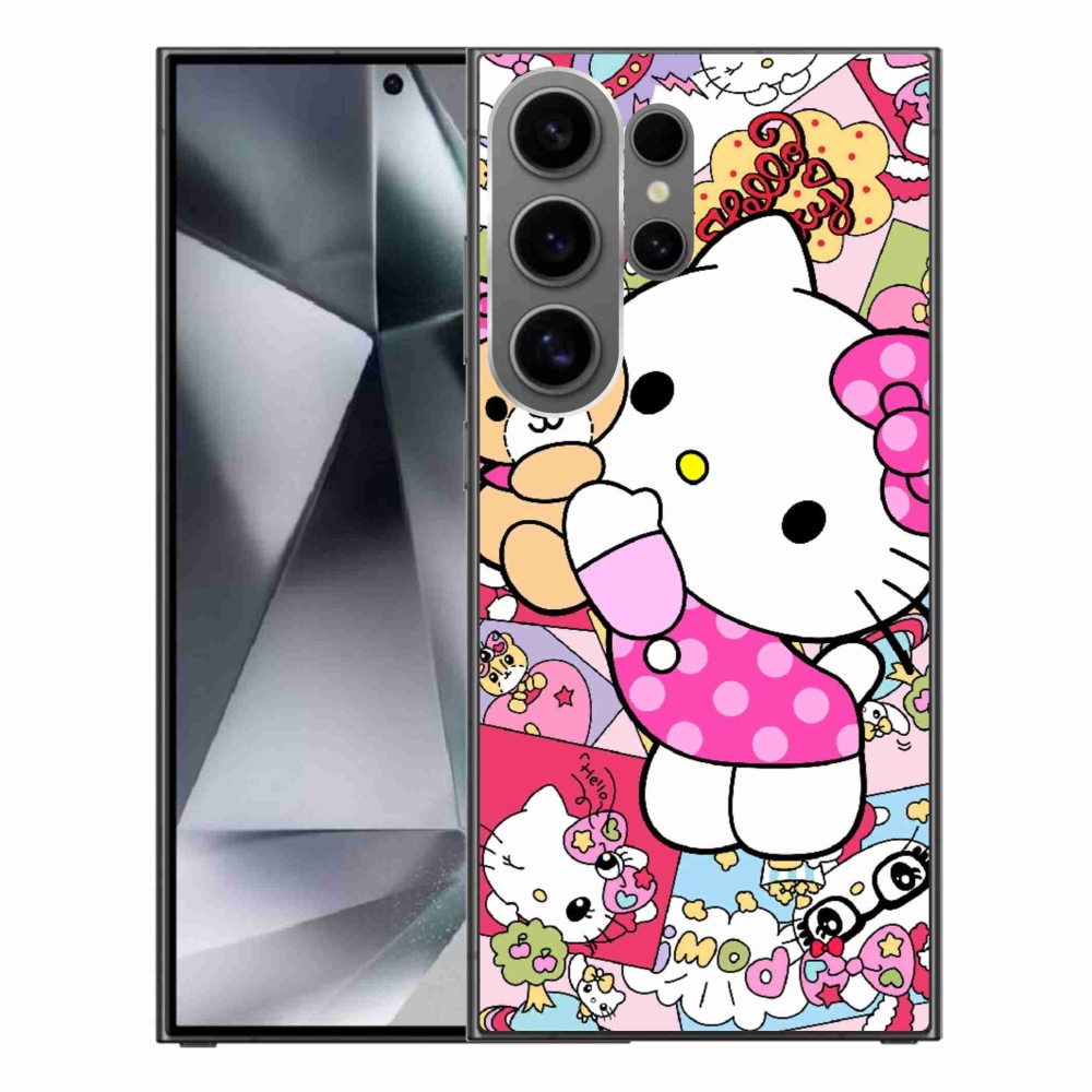 Gelový kryt mmCase na Samsung Galaxy S24 Ultra - cute kitty