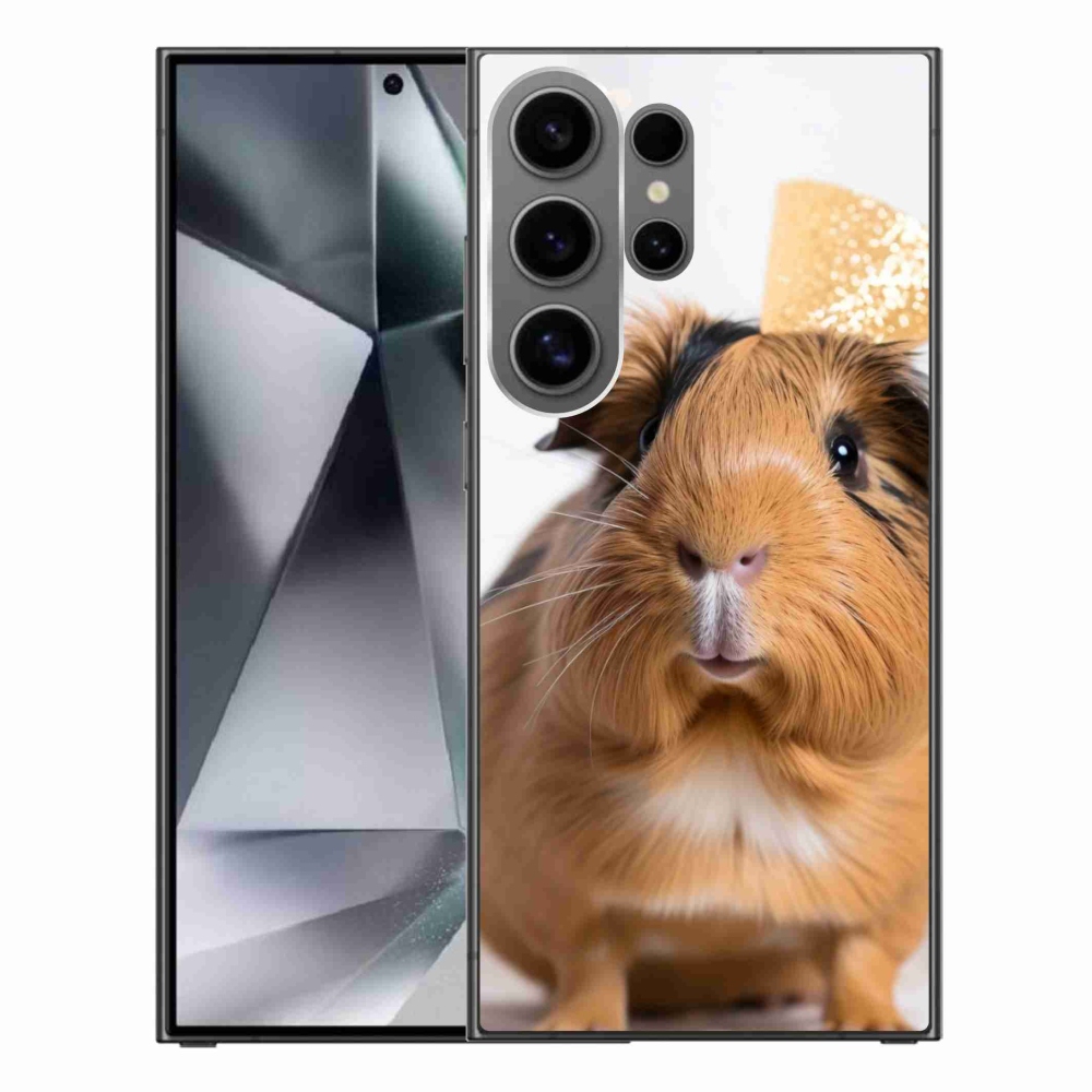 Gelový kryt mmCase na Samsung Galaxy S24 Ultra - hnědé morče