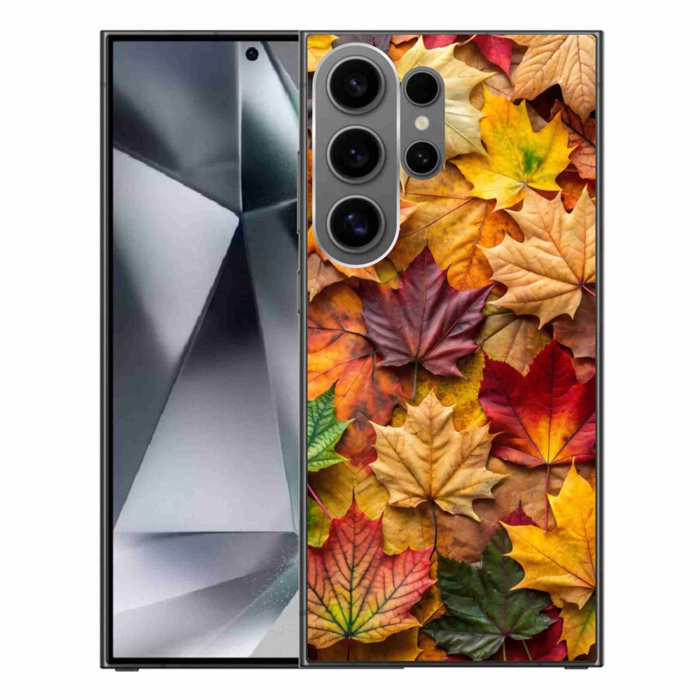 Gelový kryt mmCase na Samsung Galaxy S24 Ultra - javorové listy 2